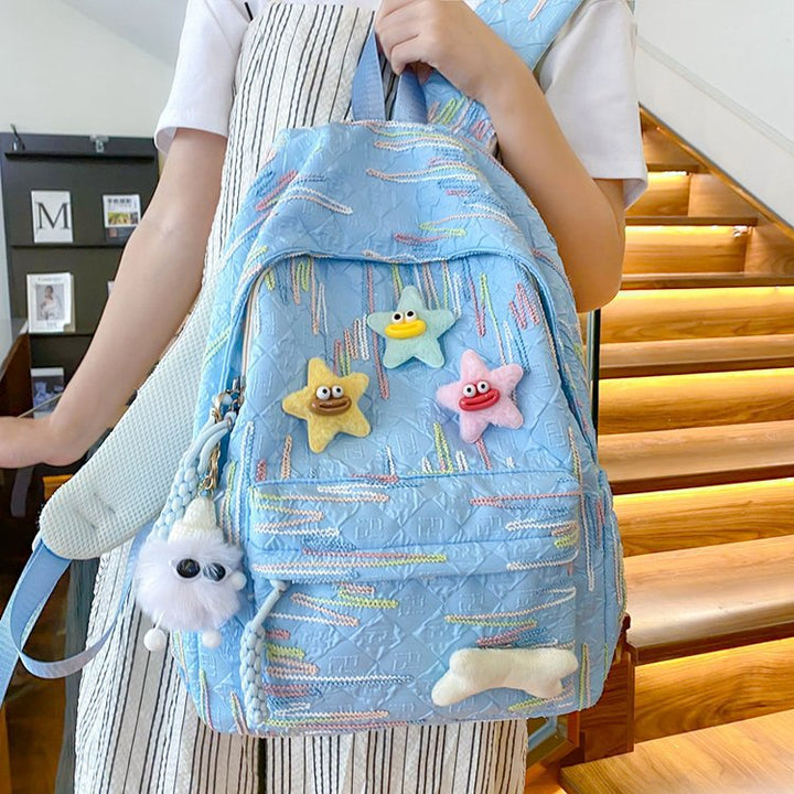 Backpack Made of High-Quality, Colorful Material with Playful Applications Kalsten