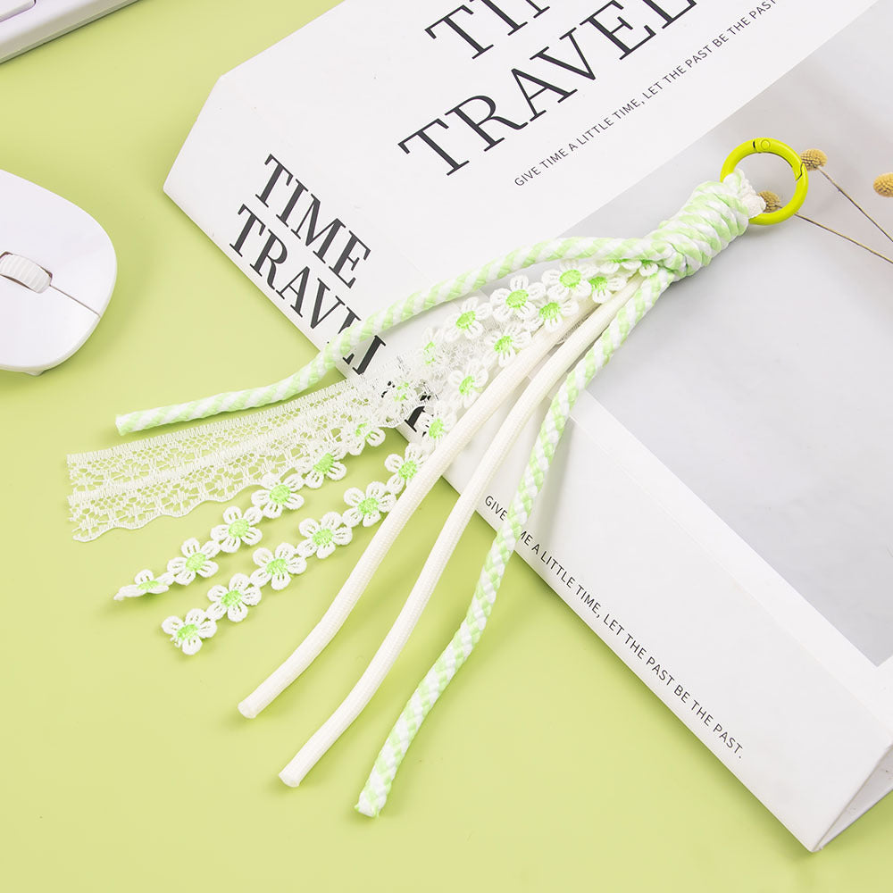 Decorative Lace and Braided Keychain Kalsten