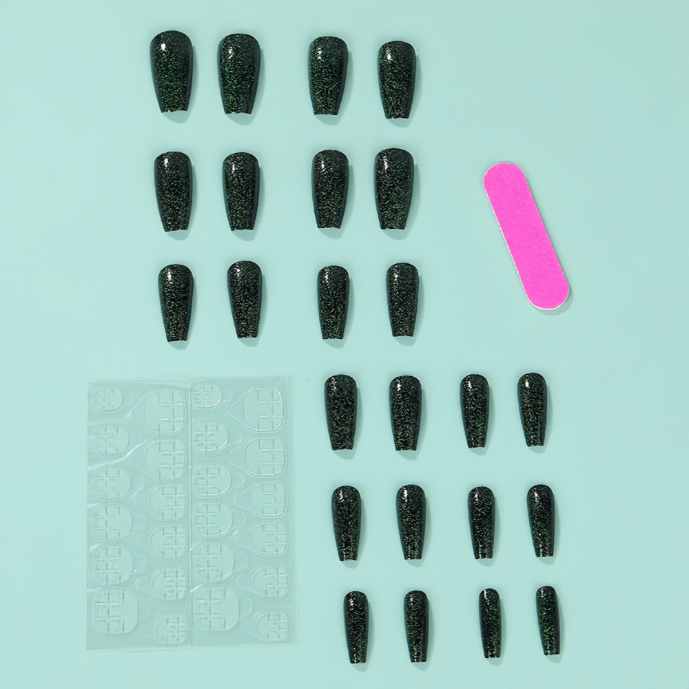 Glamorous Glitter Artificial Nails Kalsten