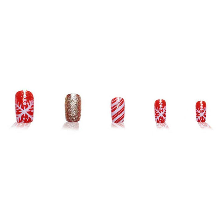 Festive Themed Press-On Nail Art Set Kalsten