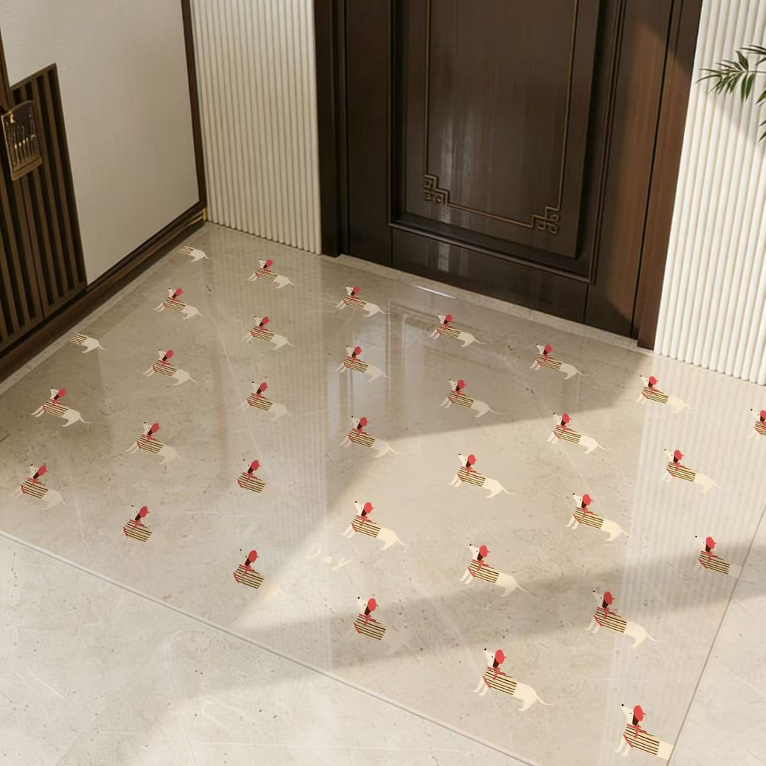 Playful Dinosaur-Themed Area Mat