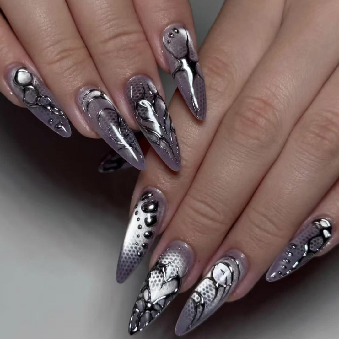 Artful Nail Tips with Modern Design Kalsten