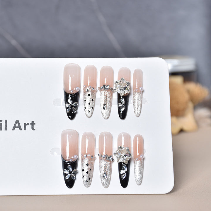 Premium Glittery Press-On Nail Extensions Kalsten