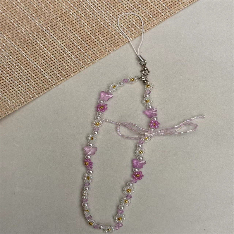 Decorative Butterfly Beaded Eyewear Strap Kalsten
