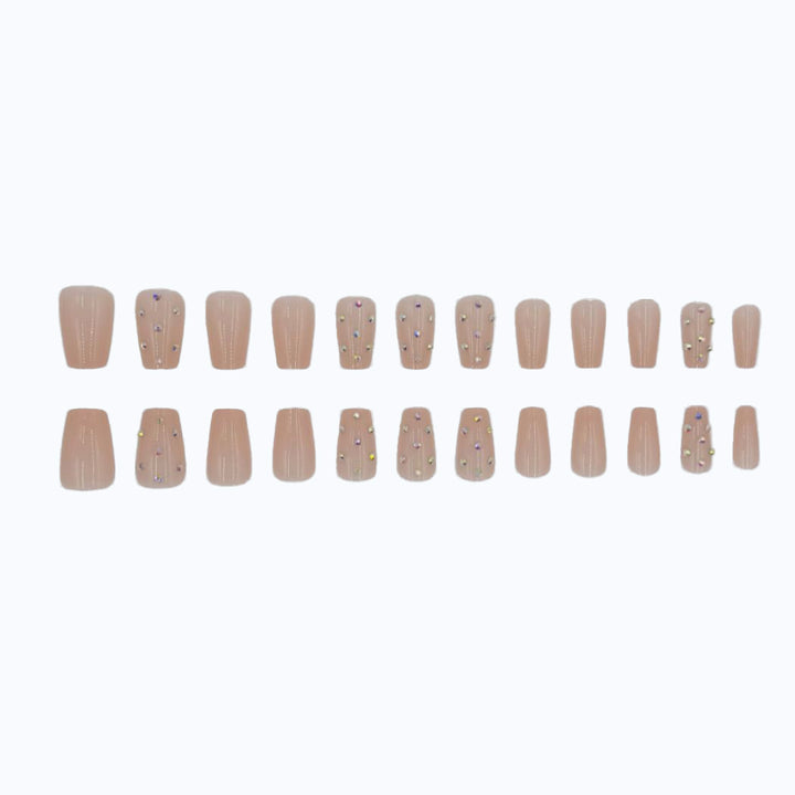 Elegant Nail Art Design Kit with Rhinestone Accents