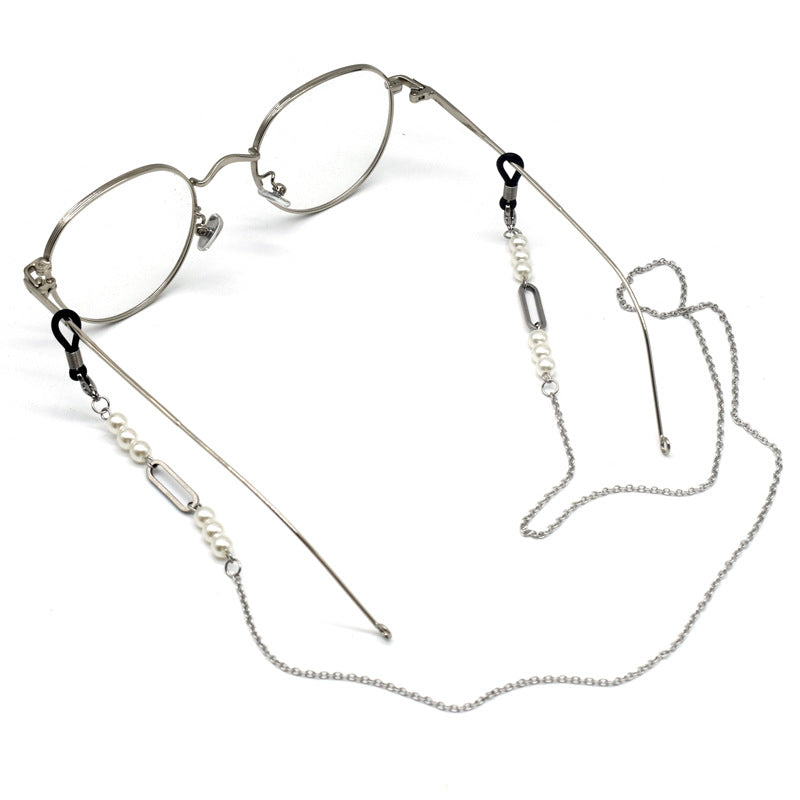 Elegant Pearl-Linked Eyewear Chain Kalsten 1786692206