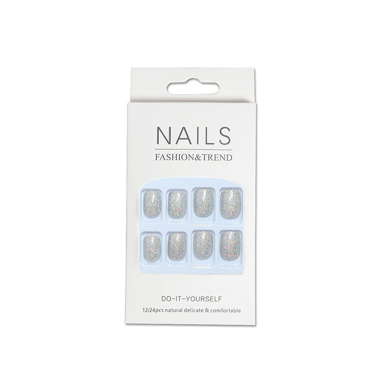 DIY Glitter Press-On Nails Kalsten