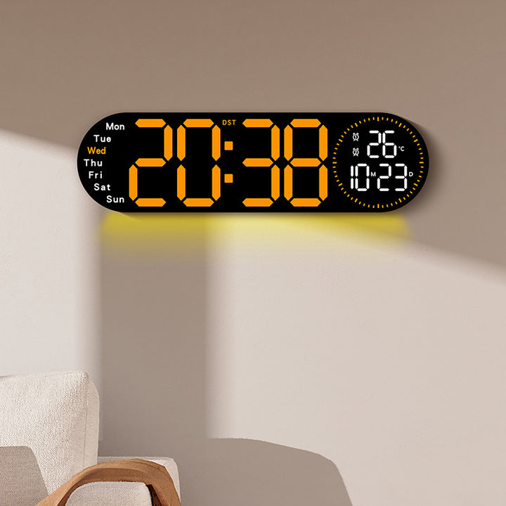 Digital multifunction alarm clock with temperature and weather display Kalsten