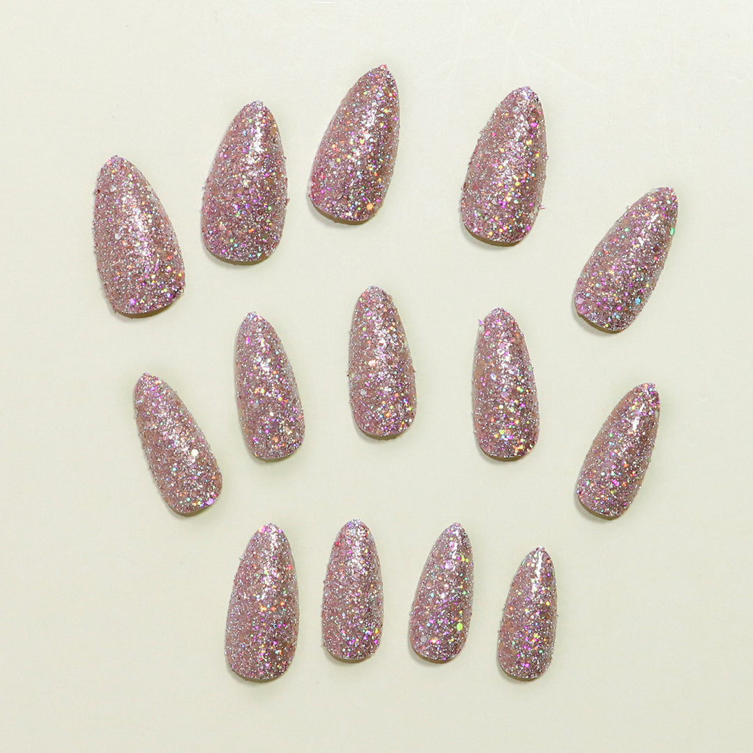 Glittering Stiletto Press-On Nail Set Kalsten