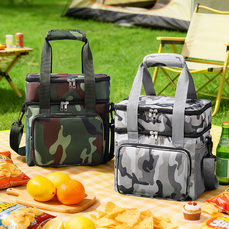 Insulated Camo Lunch Cooler Bag Kalsten