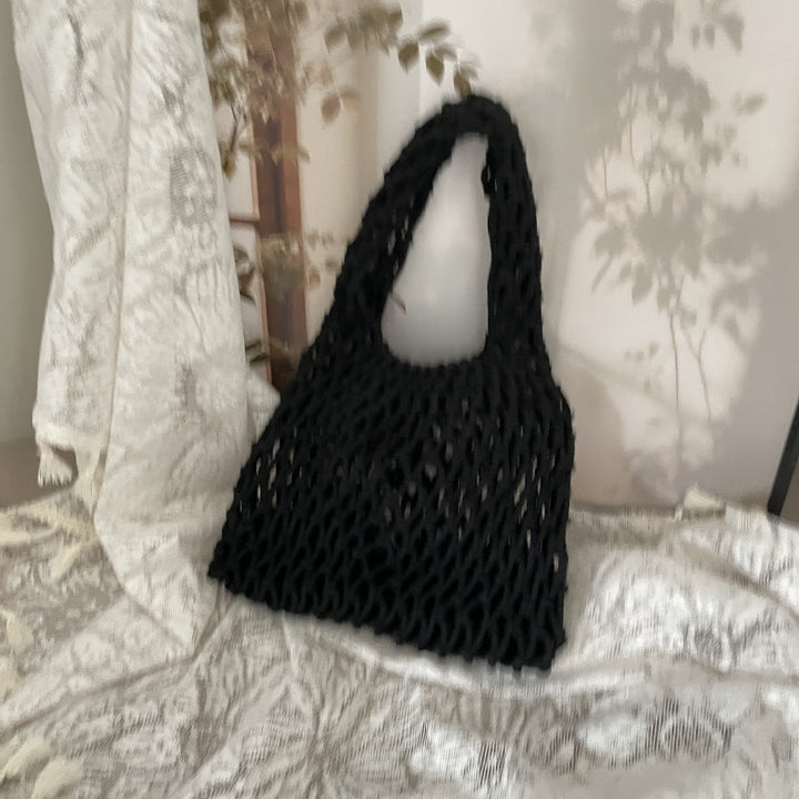 Hand-knotted tote bag with unique design Kalsten