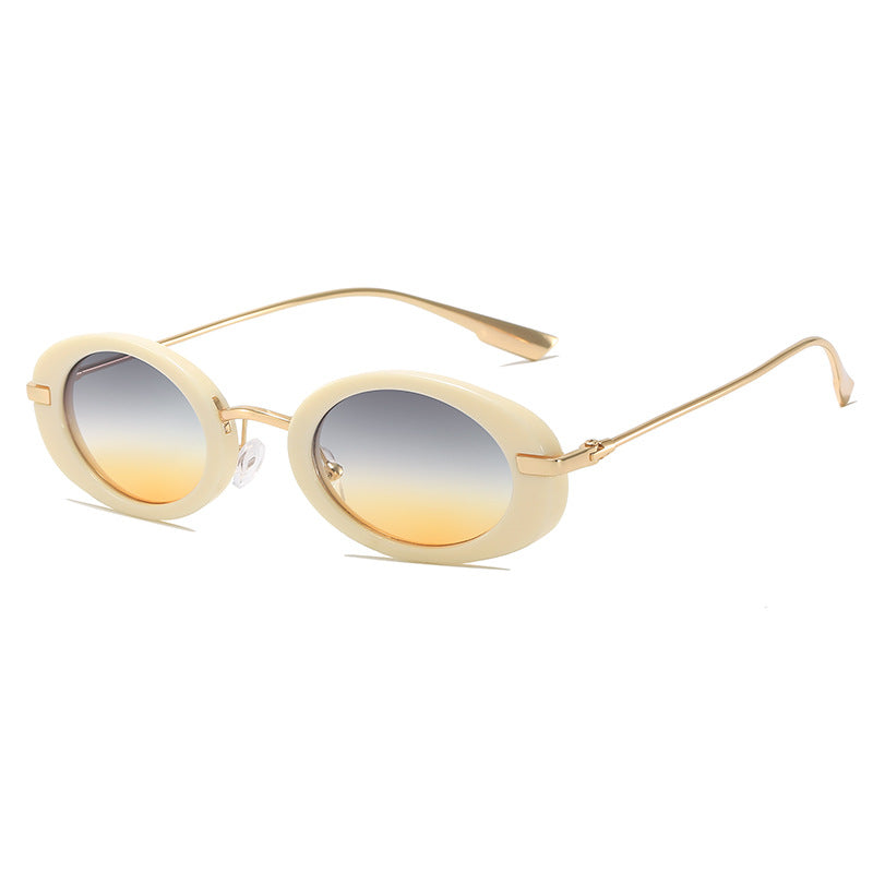 Elegant Oval Frame Sunglasses Kalsten