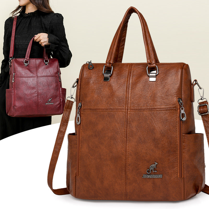 Multi-Functional Faux Leather Handbag Kalsten