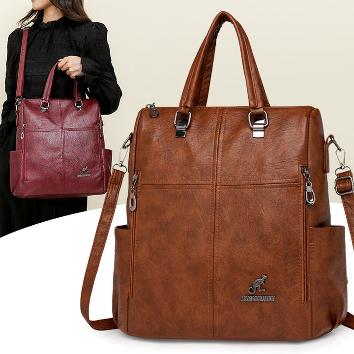 Multi-Functional Faux Leather Handbag Kalsten