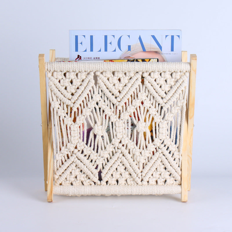 Macrame Magazine Rack Kalsten