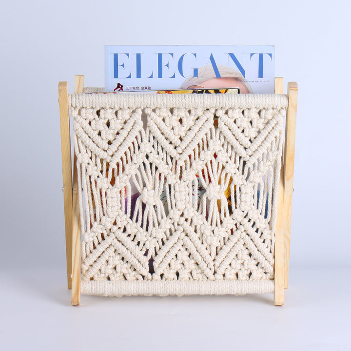 Macrame Magazine Rack Kalsten