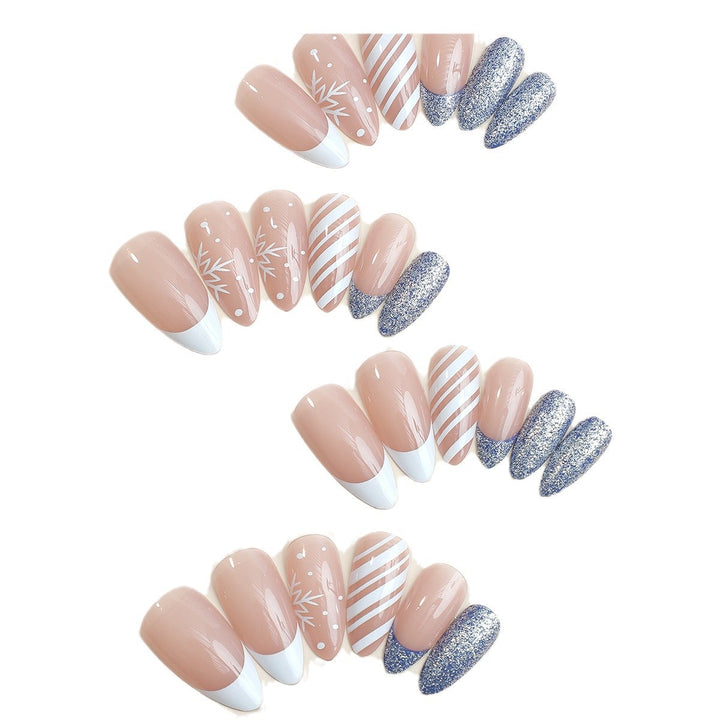 Creative nail art set with elegant patterns Kalsten