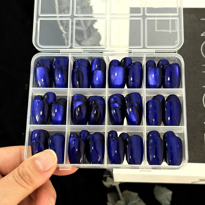 Glossy Stiletto-Shaped Press-On Nail Set Kalsten