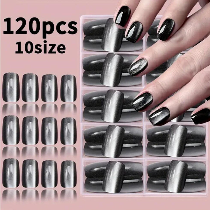 Cat-Eye Press-On Nail Set Kalsten