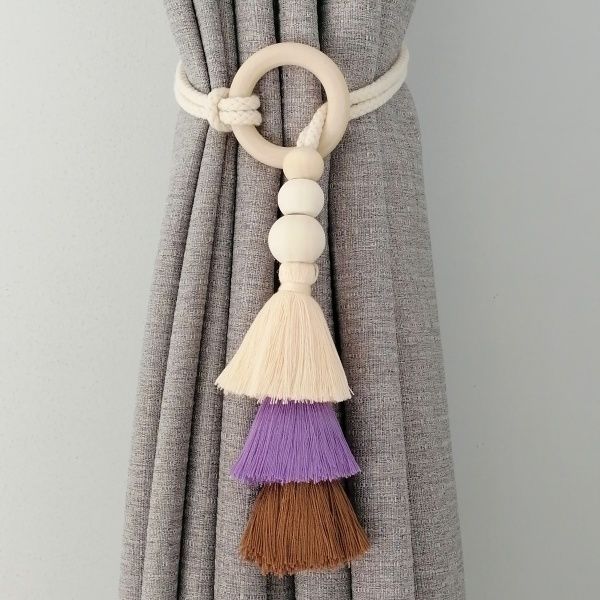 Decorative curtain holder with tassels Kalsten