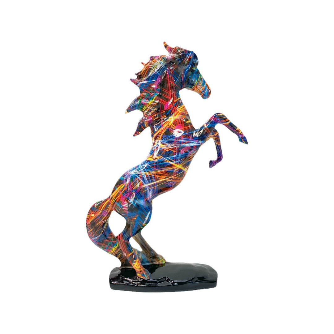 Artful Running Horse Sculpture Kalsten