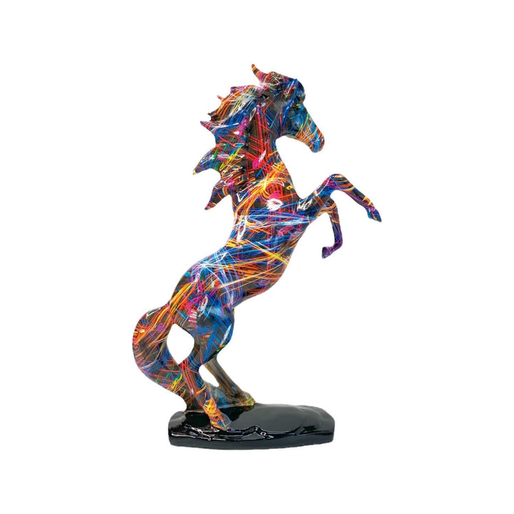 Artful Running Horse Sculpture Kalsten