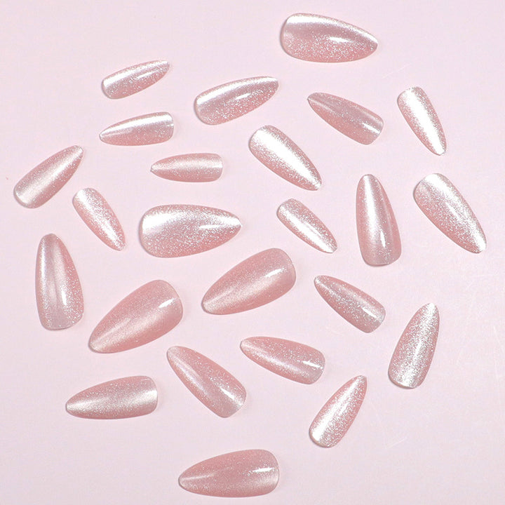 Premium Sparkling Almond-Shaped Press-On Nails Kalsten