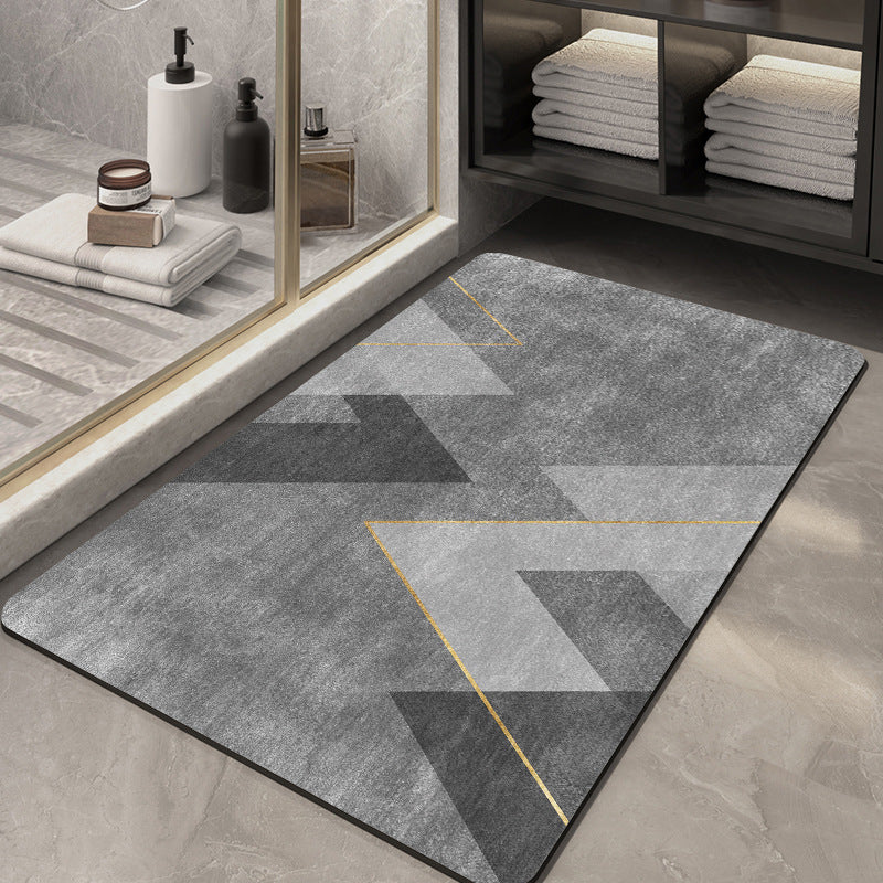 Elegant Monogrammed Bathroom Mat Kalsten