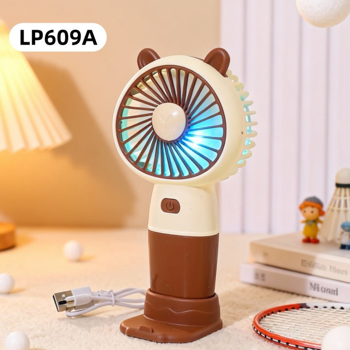 Ladies Portable Handheld Fan with Animal Design Kalsten