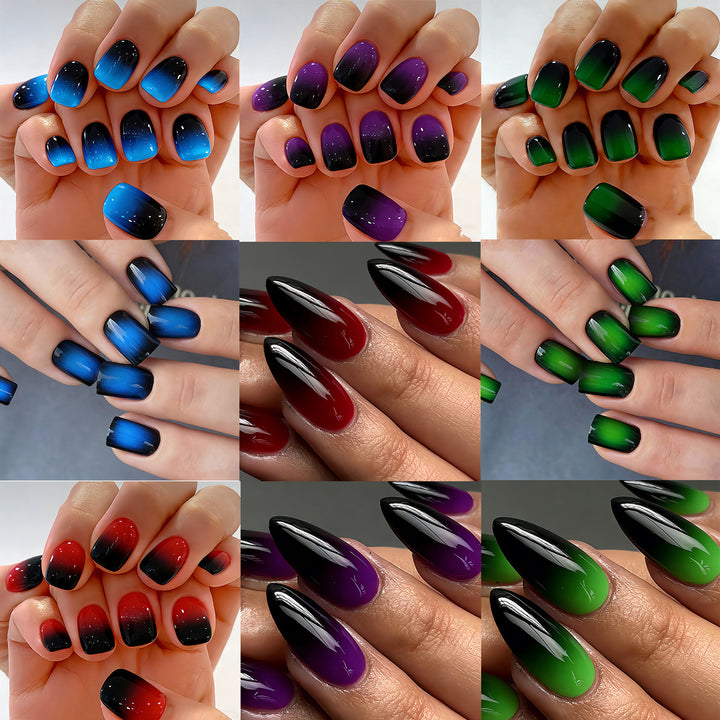 Ombre Stiletto Press-On Nail Art Kalsten