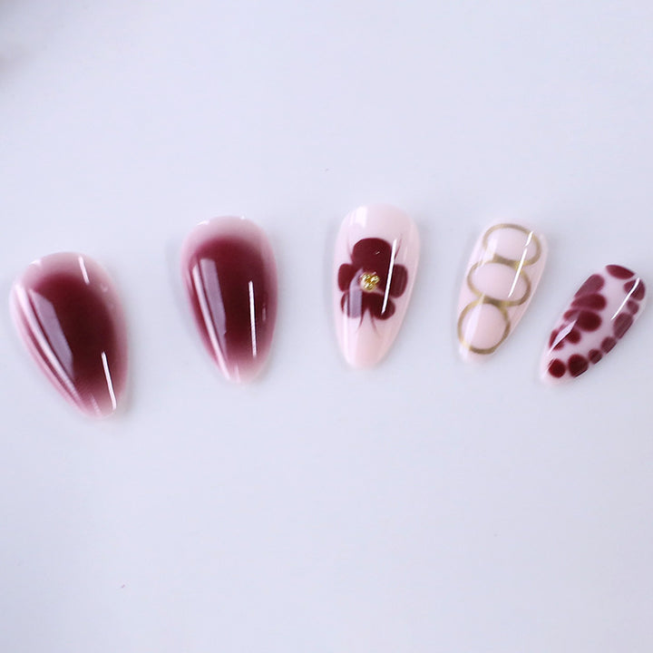Elegant Ombre Acrylic Nail Enhancements Kalsten