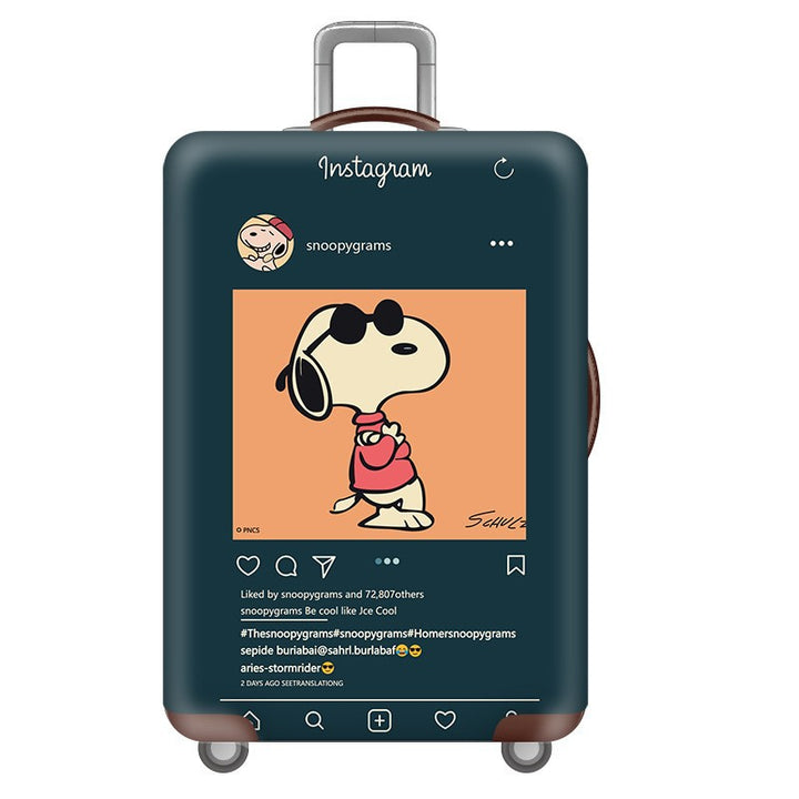 Unisex Hard Shell Suitcase with Fun Cartoon Design Kalsten