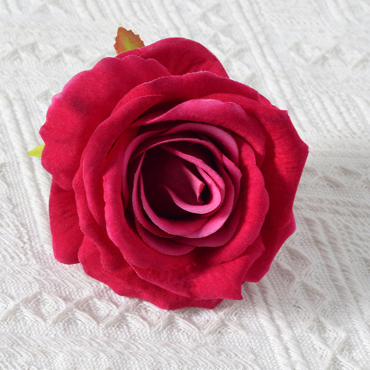 Realistic Fabric Rose Hair Accessory