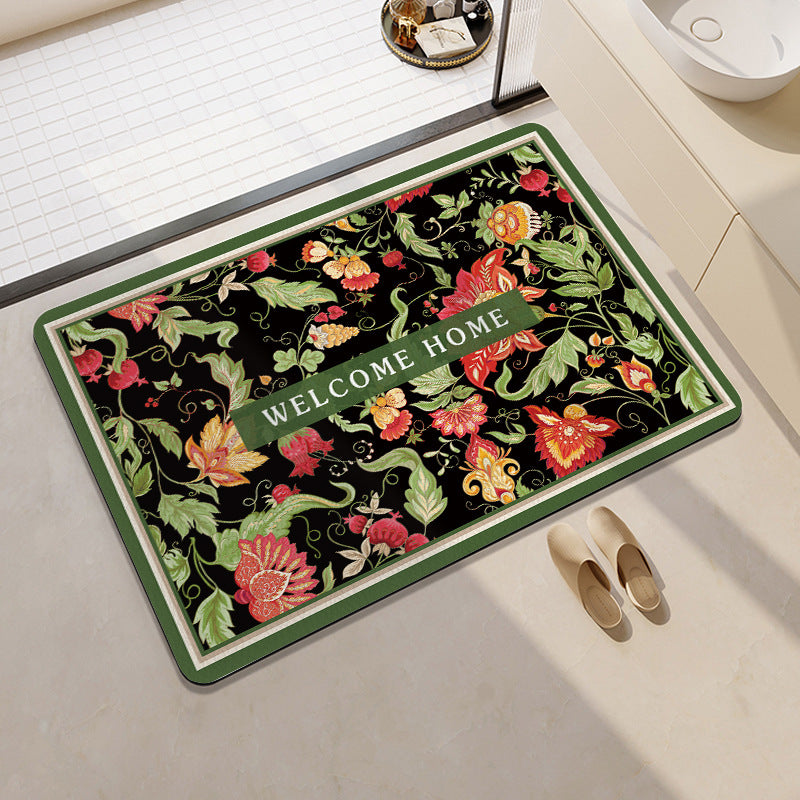 Playful Fruit-Themed Bath Mat Kalsten
