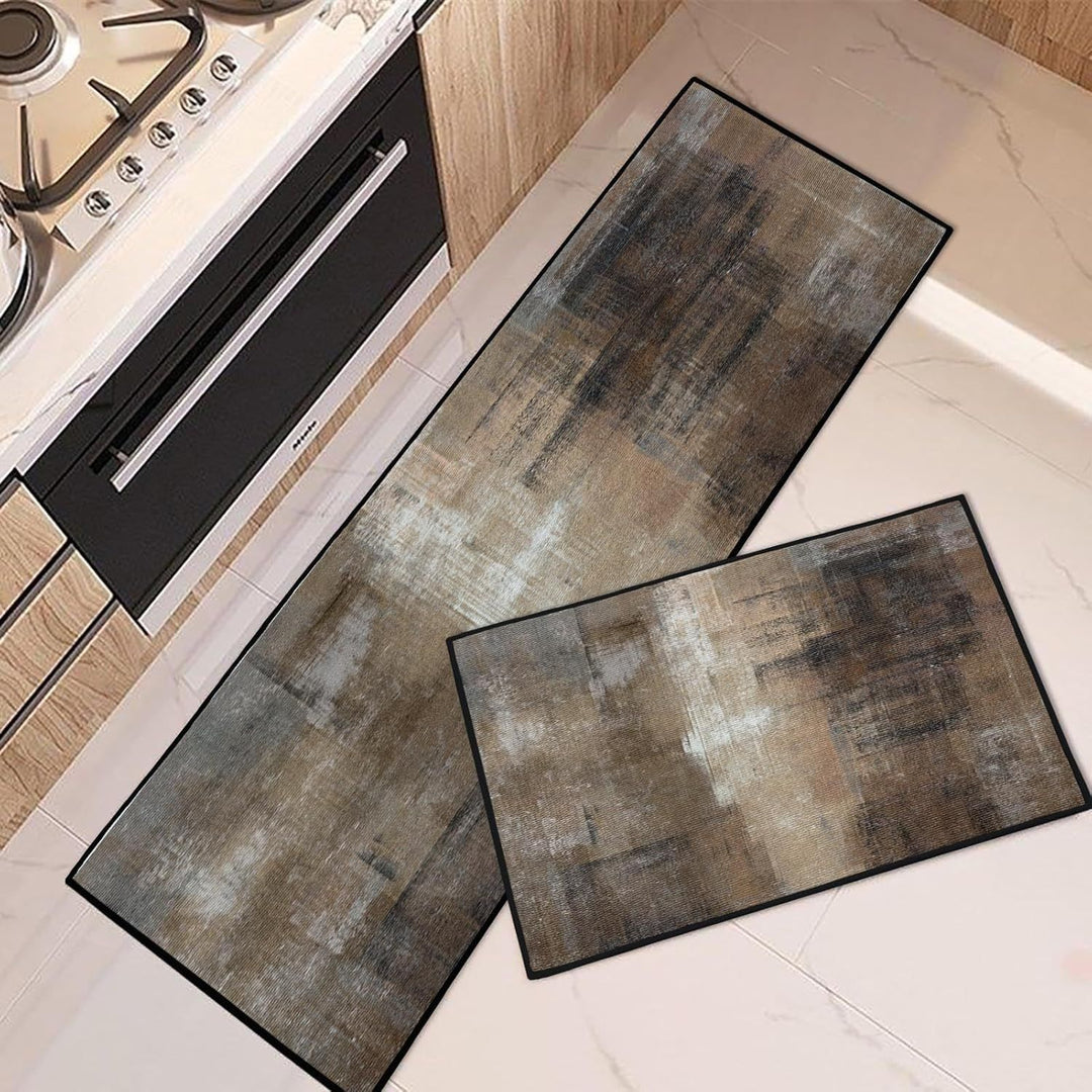 Geometric Patterned Kitchen Runner Mat