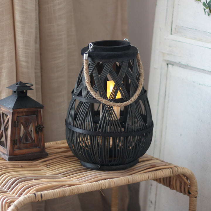 Handmade Rattan Lantern Kalsten