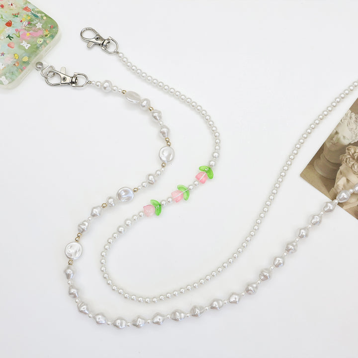 Beaded Eyewear Chain with Stylish Checker Design Kalsten