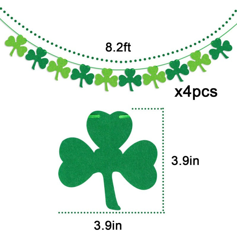 Festive Shamrock Garland Kalsten