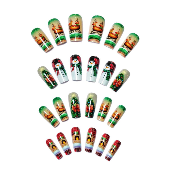 Creative Christmas Art Nails in Festive Design Kalsten