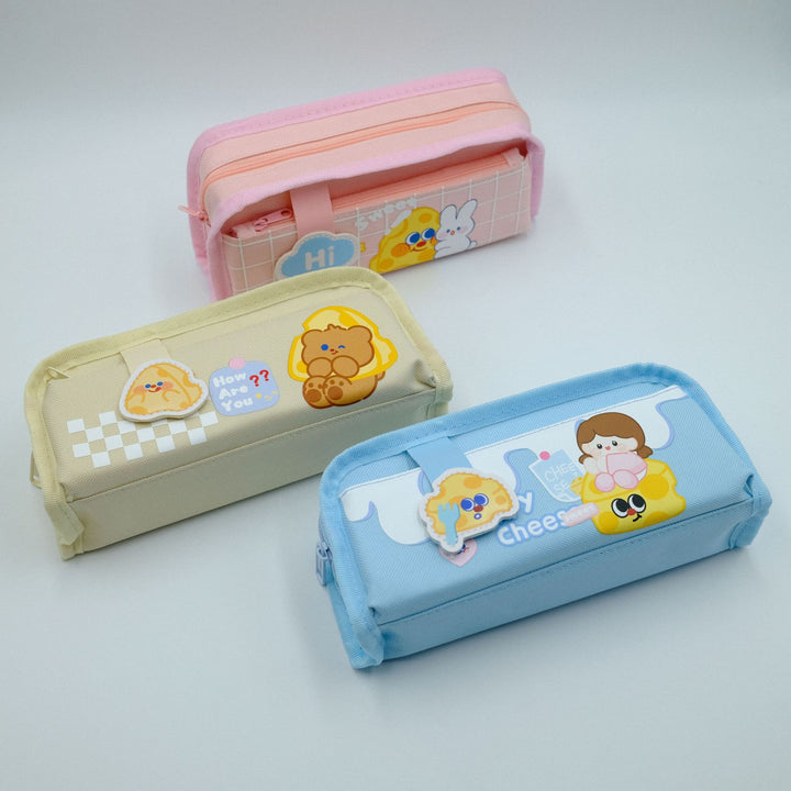 Character-Themed Zippered Pencil Case