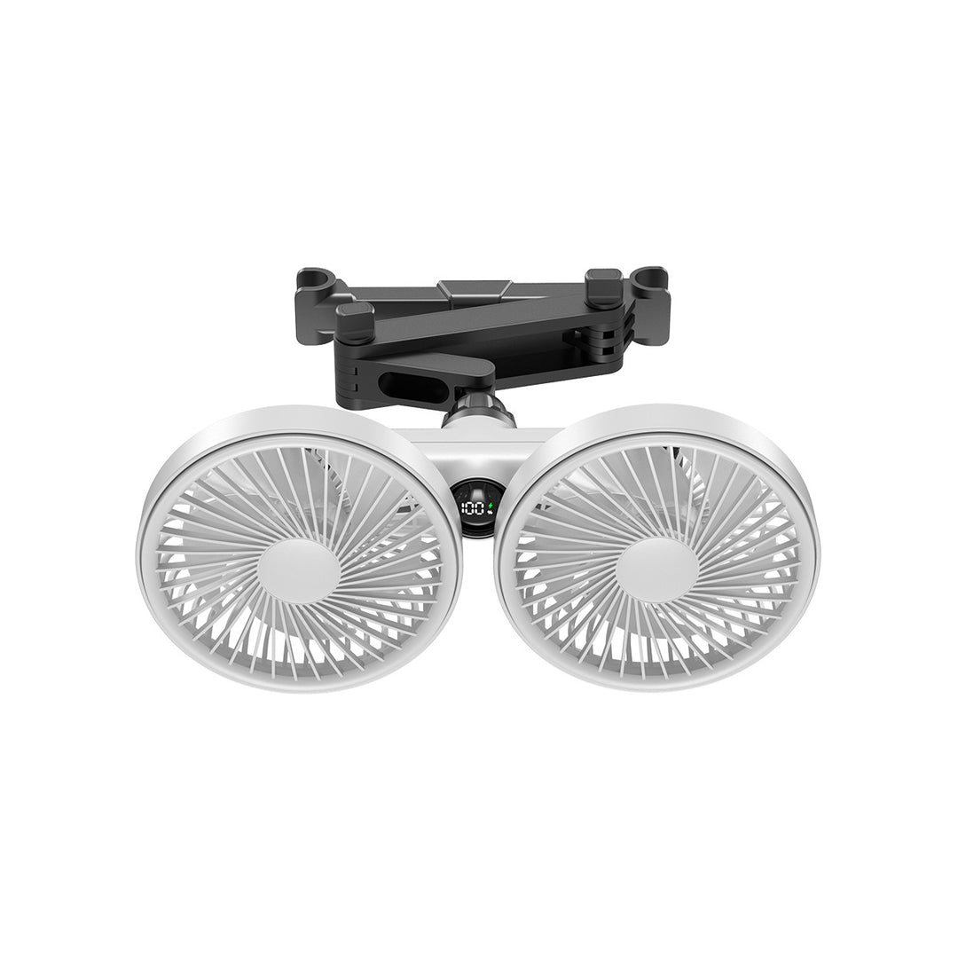 Unisex Dual-Head Clip-On Fan Kalsten