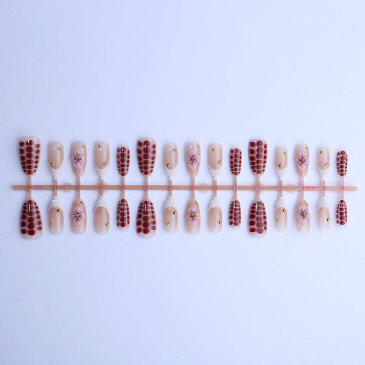 Floral Art Press-On Nail Set Kalsten