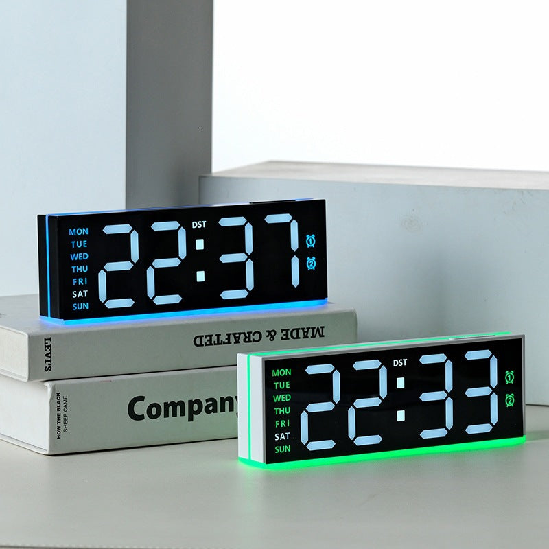 Digital alarm clock with large LED display and dual alarm function Kalsten