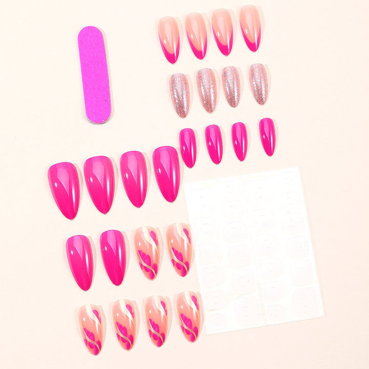 Decorative Nail Art Kit with Floral Accents Kalsten