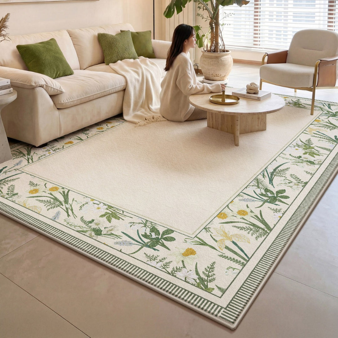Floral Pattern Indoor Area Rug Kalsten