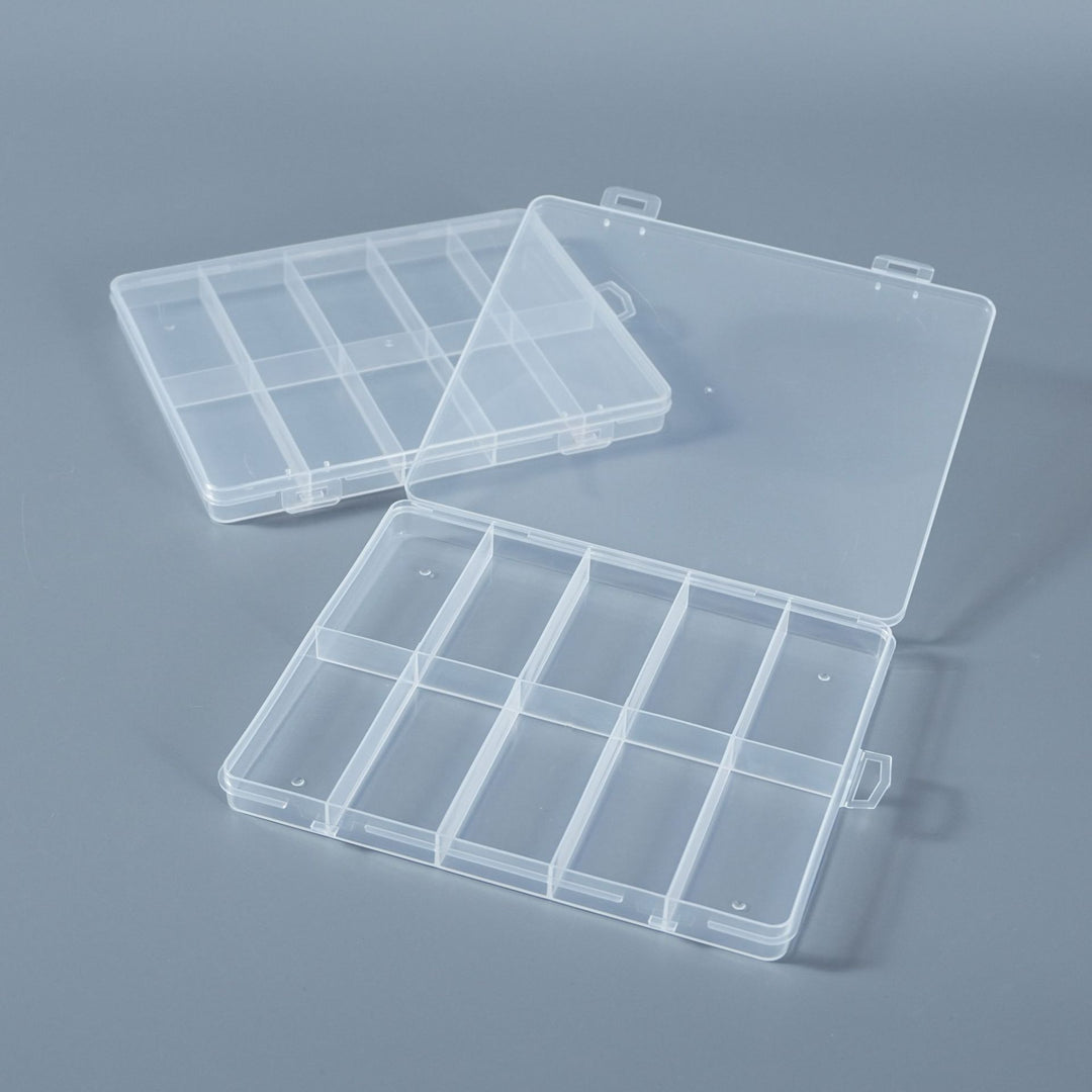 Multi-Divisional Clear Craft Storage Case Kalsten