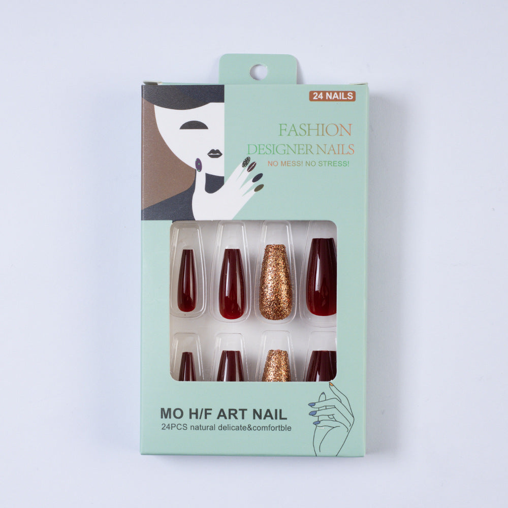Glamorous Artificial Nail Set Kalsten