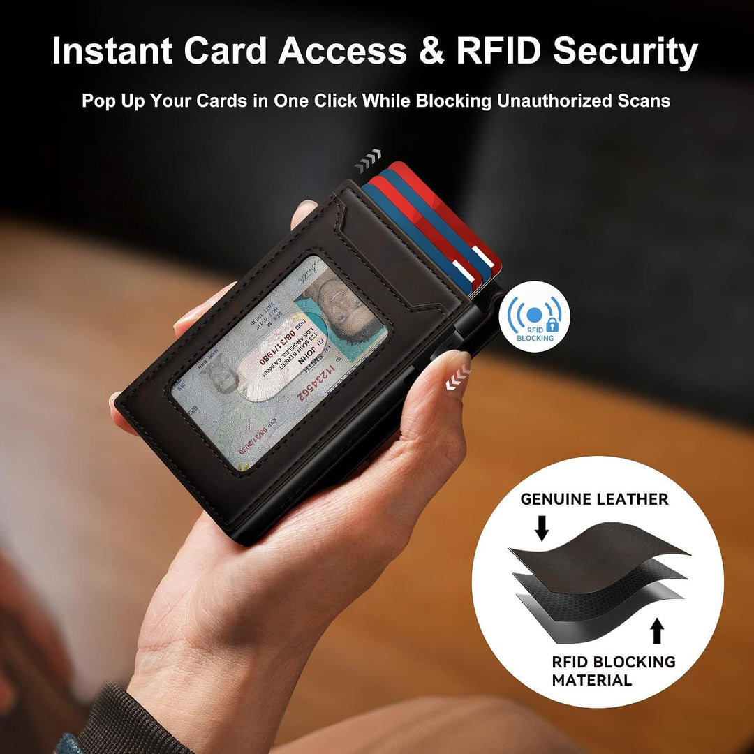 Slim Minimalist RFID-Blocking Cardholder Kalsten