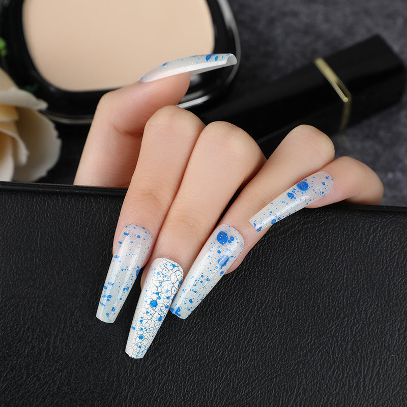 Artificial nails with delicate floral design Kalsten