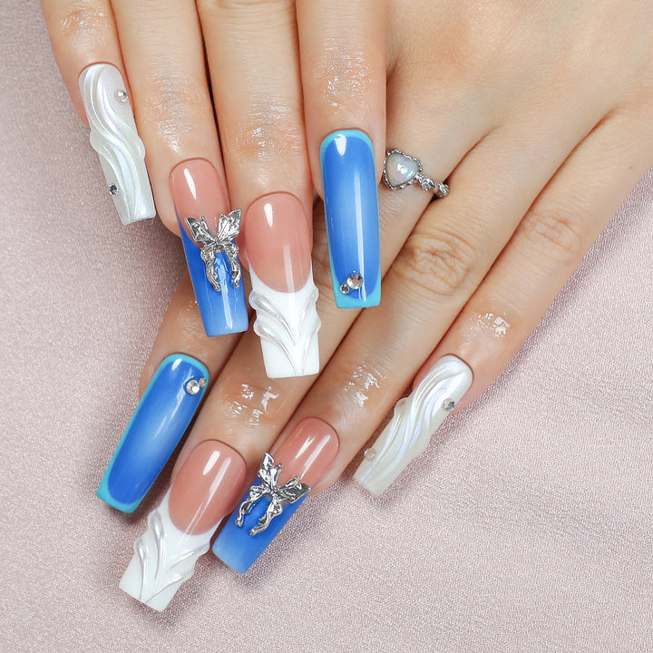 Creative nail art set with contemporary design and elegant details Kalsten